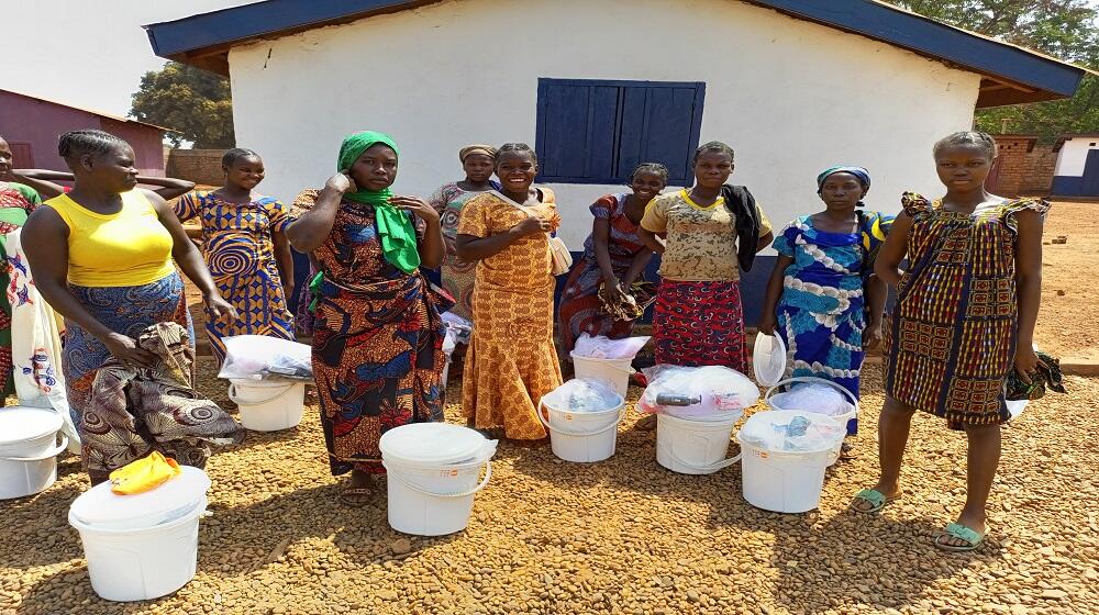 Aide aux femmes enceintes de Sam Ouandja. 