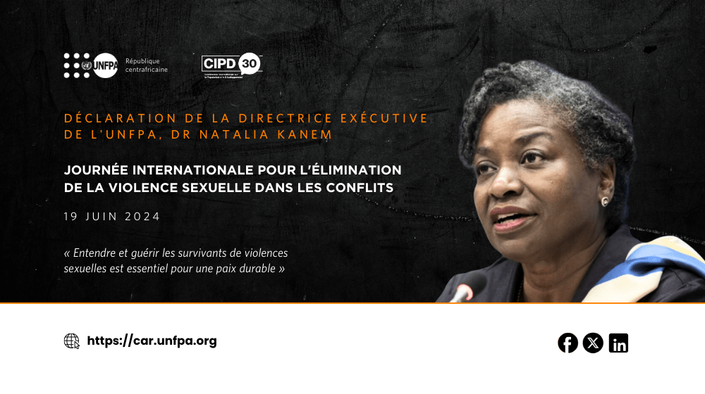 Journée internationale pour l'élimination de la violence sexuelle dans les conflits