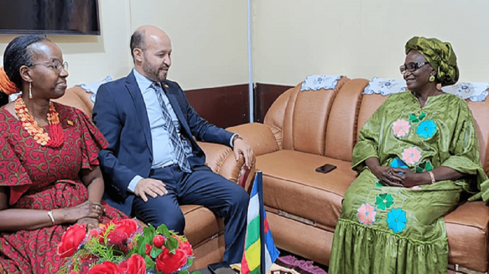 Dr Shible SAHBANI, SE Mme  Marguerite Ramadan et Mme Agnès Kayitankore