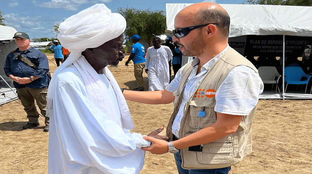 Rencontre entre le représentant et Issa Fadali