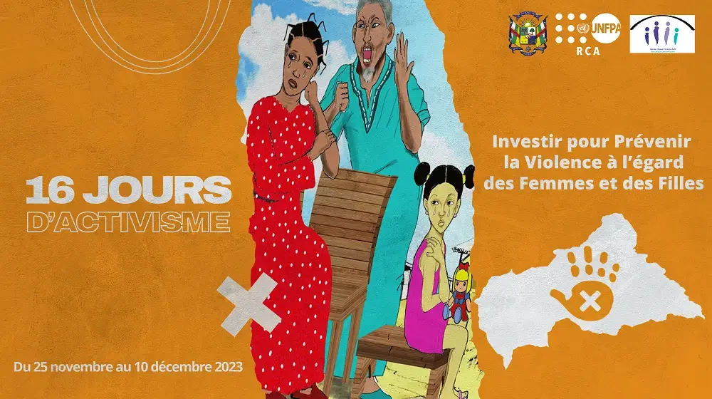 Le Fonds des Nations Unies pour la Population (UNFPA) appelle la communauté internationale et le peuple centrafricain à soutenir l’engagement du Gouvernement de la Centrafrique en faveur de l’égalité Homme-Femme, la lutte contre les violences basées sur l