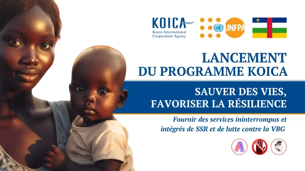 Main dans la main : KOICA et UNFPA s'unissent pour la santé et la sécurité des femmes en Centrafrique