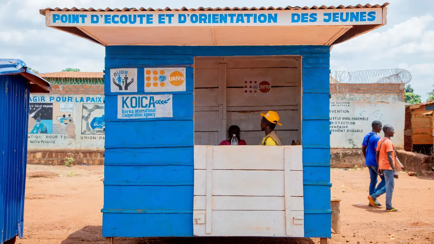 Ensemble pour une jeunesse en bonne santé : KOICA, UNFPA et AUDEC au plus près des jeunes en RCA