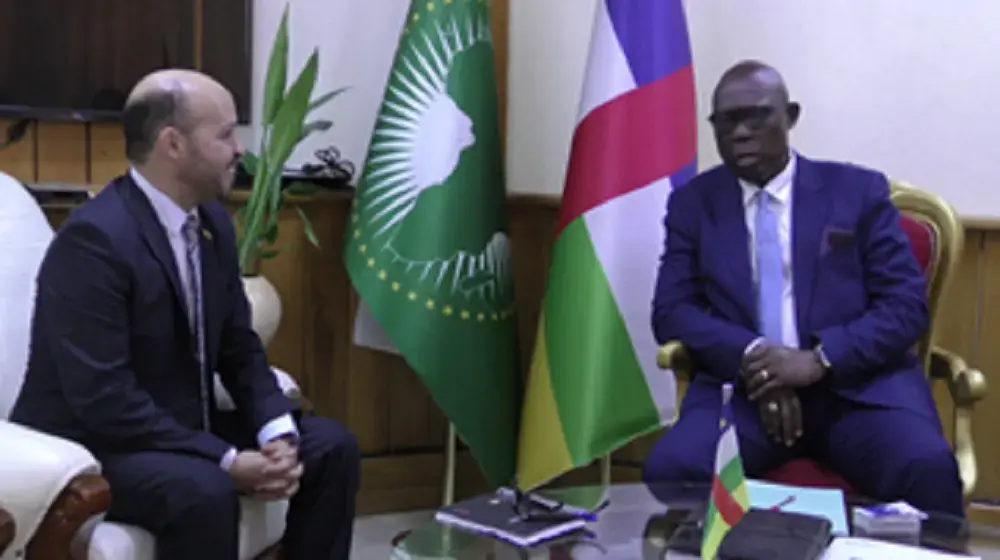 Audience avec le Premier Ministre, Chef du Gouvernement centrafricain.