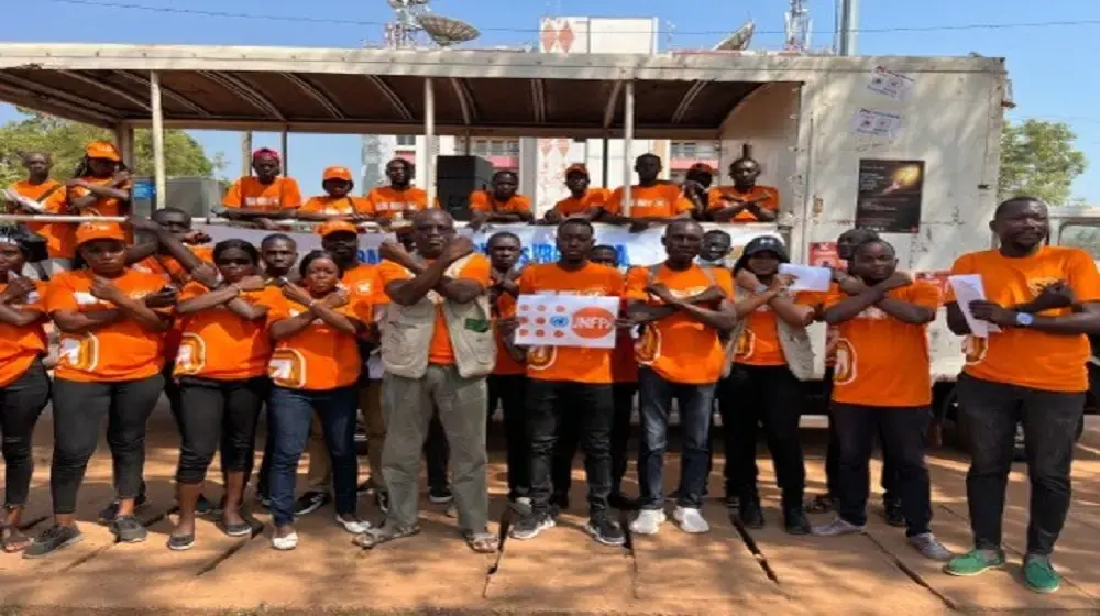 UNFPA CAR mène la campagne des 16 jours d'activisme à traverses diverses activités. 