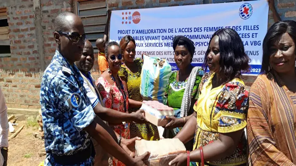 UNFPA redonne le sourire à 50 femmes chefs de foyer de Boeing Kokoro. 