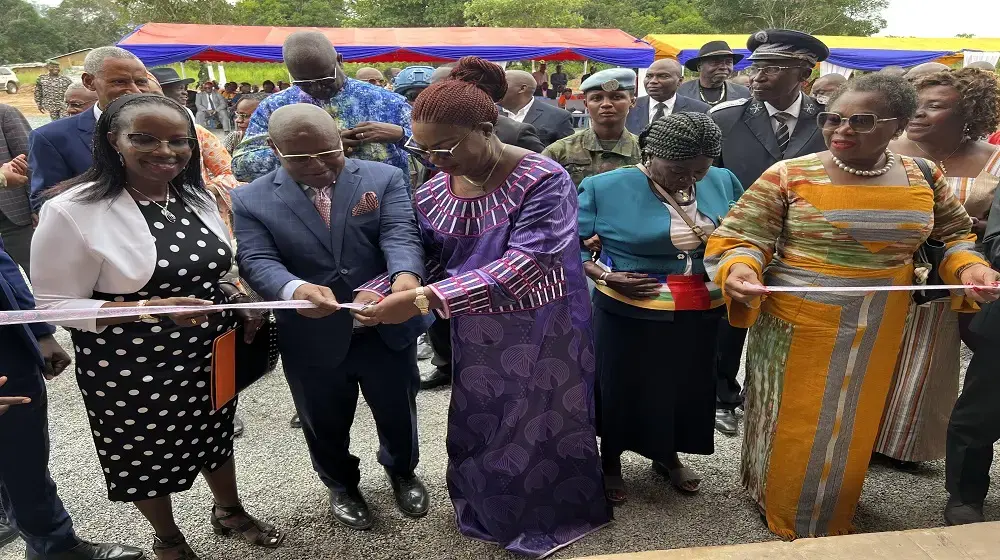 Inauguration de la maternité de LEYA.