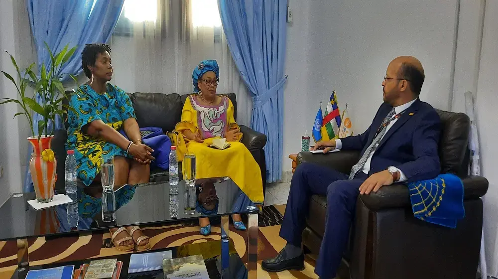 Rencontre avec Mme Joséphine DEJEAN, Présidente de Femmes d’Affaires de Centrafrique.